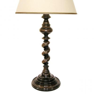  Randy Esada Designs 18c Style Italian Walnut Designer Table Lamp Malaga by Randy Esada