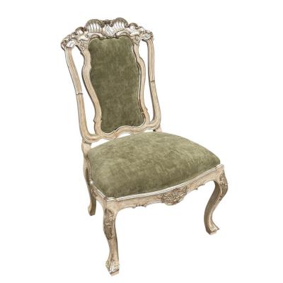  Randy Esada Designs 18th C Style Rococo Giltwood Side Chair by Randy Esada Designs