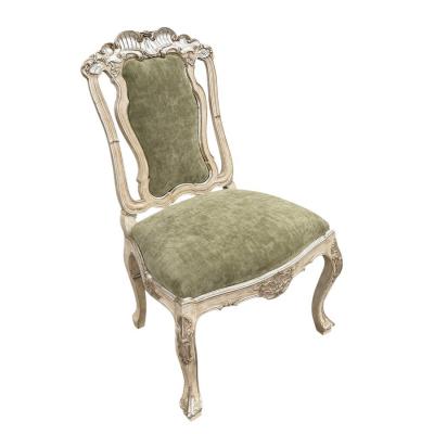  Randy Esada Designs 18th C Style Rococo Giltwood Side Chair by Randy Esada Designs