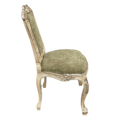  Randy Esada Designs 18th C Style Rococo Giltwood Side Chair by Randy Esada Designs