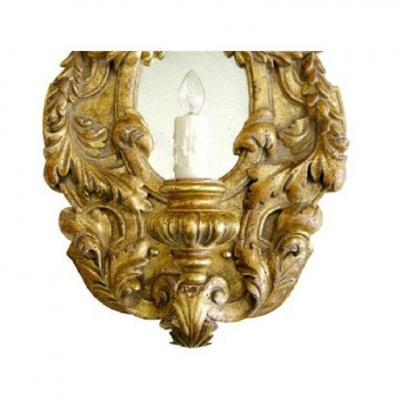  Randy Esada Designs Extraordinary Italian Gilt Wood Designer Sconce Juliette by Randy Esada