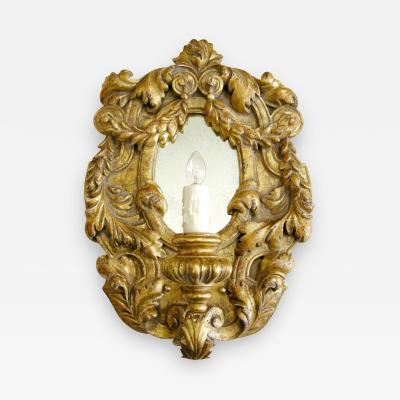  Randy Esada Designs Extraordinary Italian Gilt Wood Designer Sconce Juliette by Randy Esada