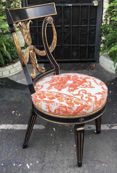  Randy Esada Designs Regency Giltwood Designer Dining Chair by Randy Esada Designs for Prospr