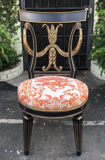  Randy Esada Designs Regency Giltwood Designer Dining Chair by Randy Esada Designs for Prospr