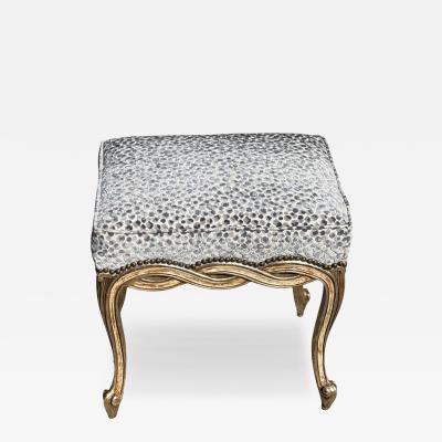  Randy Esada Designs Regency Giltwood Ribbon Taboret Footstool Vanity Bench by Randy Esada Designs