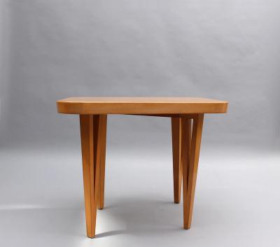  Raoul Clement A Fine French 1950s Dining Set by Raoul Clement 1 Table and 4 Chairs