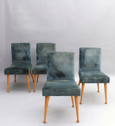  Raoul Clement A Fine French 1950s Dining Set by Raoul Clement 1 Table and 4 Chairs