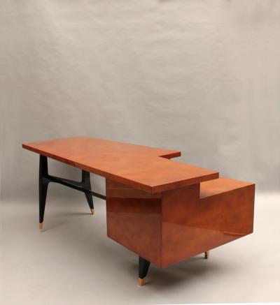  Raphael Fine French Mid Century Lacquered Desk by Raphael