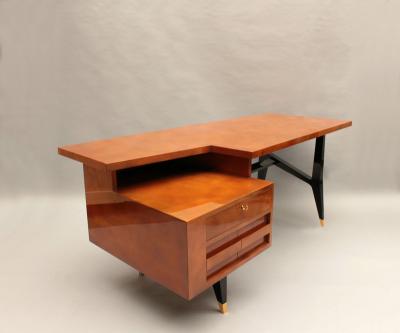 Raphael Fine French Mid Century Lacquered Desk by Raphael