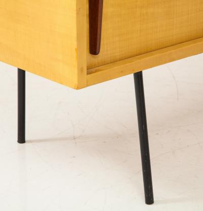  Raphael Furniture France Modernist Double Faced Sycamore Credenza by Raphael