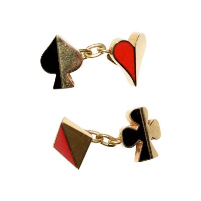  Ravinet D Enfert Cufflinks in the form of Playing Card Suits by Ravinet DEnfert