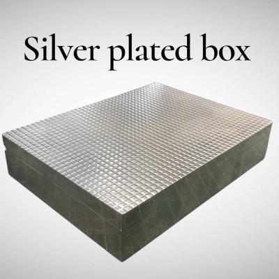  Ravinet d enfert 1970s Silver plated decorative box by Ravinet Denfert