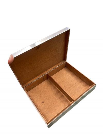  Ravinet d enfert 1970s Silver plated decorative box by Ravinet Denfert