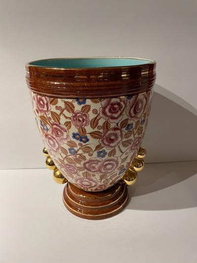  Raymond Henri Chevallier Boch Freres Ceramic Vase by Raymond Henri Chevallier