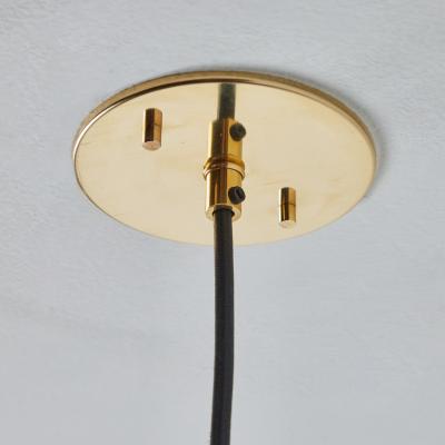  Raymor 1950s Aldo Londi Ceramic Bitossi Pendant Lamp for Italian Raymor