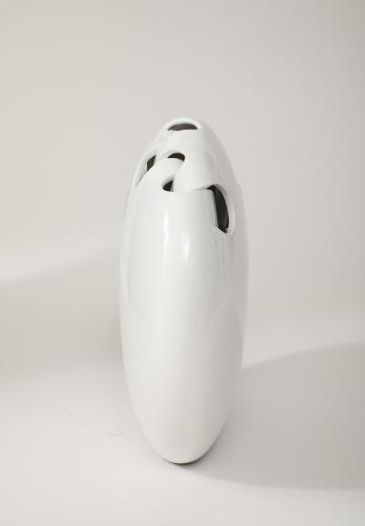  Raymor 1970s Carpie For Raymor Italian Porcelain Modern Vase