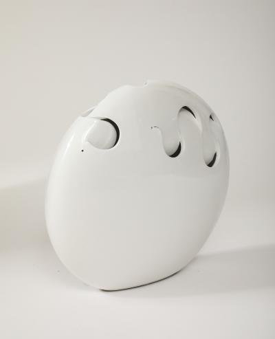  Raymor 1970s Carpie For Raymor Italian Porcelain Modern Vase