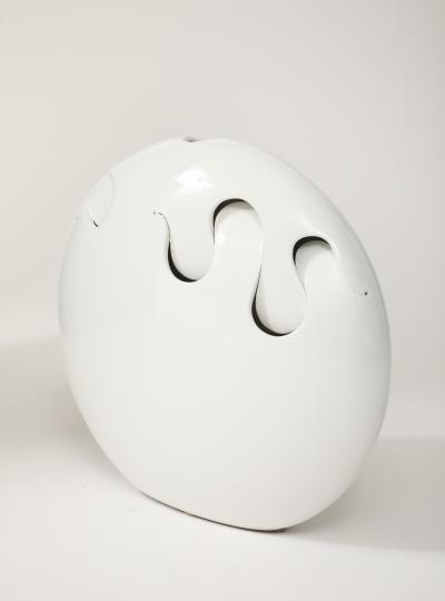  Raymor 1970s Carpie For Raymor Italian Porcelain Modern Vase