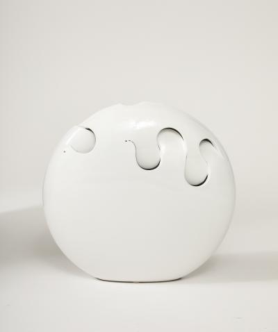  Raymor 1970s Carpie For Raymor Italian Porcelain Modern Vase