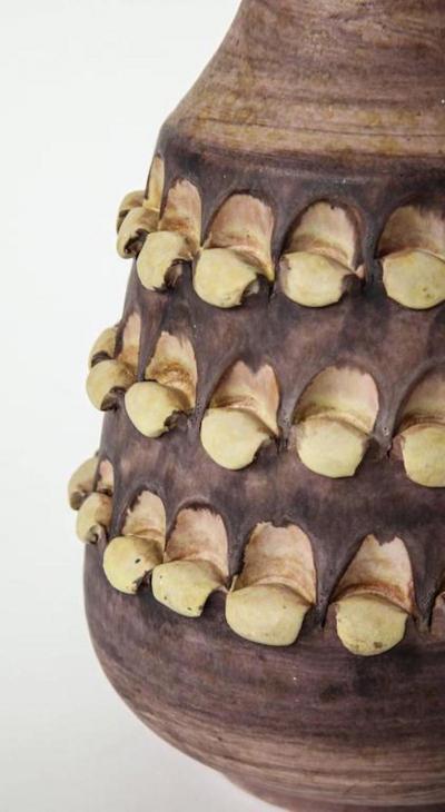  Raymor Raymor Pine Cone Ceramic Vase Labeled