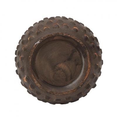  Raymor Raymor Pinecone Vase Ceramic Brown and Turquoise