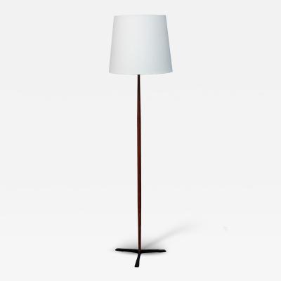  Raymor Raymor Sculpted Teak and Iron Floor lamp Italy