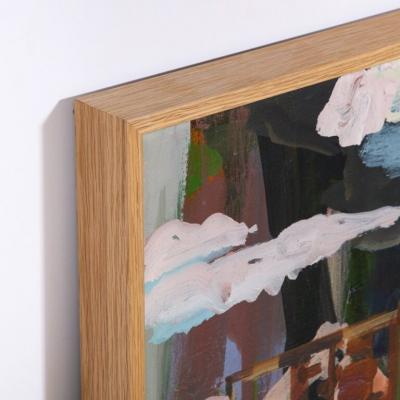  Rebecca Allan Harlem River Eclipse Rebecca Allan Color Field Acrylic on Canvas Painting