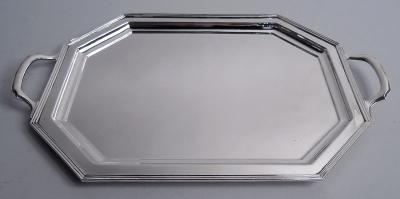  Reed Barton American Art Deco Sterling Silver Bar Tray