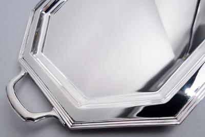  Reed Barton American Art Deco Sterling Silver Bar Tray