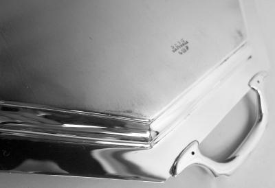  Reed Barton American Art Deco Sterling Silver Bar Tray