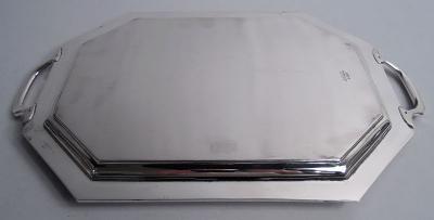  Reed Barton American Art Deco Sterling Silver Bar Tray