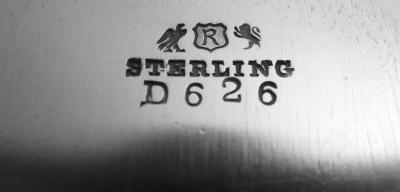  Reed Barton American Art Deco Sterling Silver Bar Tray