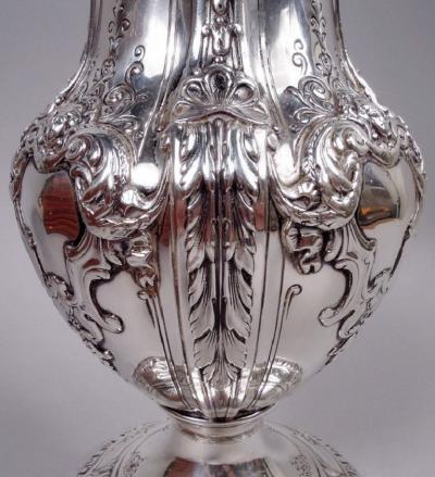  Reed Barton Antique Reed Barton Edwardian Classical Vase in Louis XV Pattern