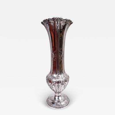  Reed Barton Antique Reed Barton Edwardian Classical Vase in Louis XV Pattern