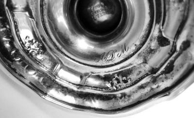  Reed Barton Antique Reed Barton Sterling Silver 7 Inch Vase in Louis XV Pattern