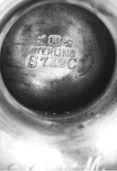  Reed Barton Antique Reed Barton Sterling Silver 7 Inch Vase in Louis XV Pattern