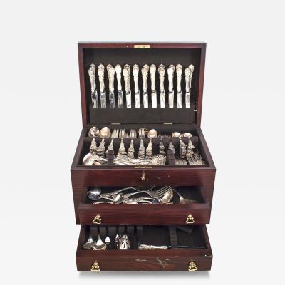  Reed Barton Louis XV Reed Barton Silver Flatware Set