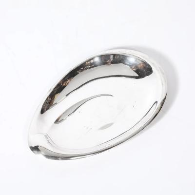  Reed Barton Mid Century Sterling Silver Sculptural Amorphic Tray signed Reed Barton