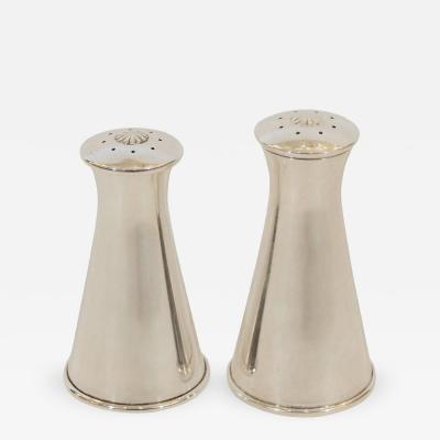  Reed Barton Modernist Pair of Reed Barton Sterling Silver Salt and Pepper Shakers