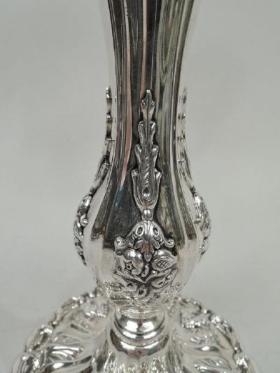  Reed Barton Pair of Reed Barton Francis I Sterling Silver 3 Light Candelabra
