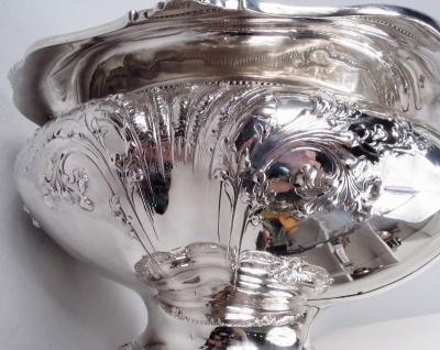  Reed Barton Reed Barton American Victorian Classical Punchbowl on Plateau