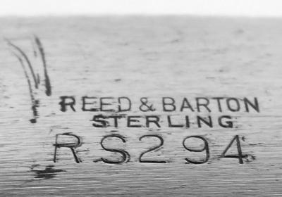  Reed Barton Reed Barton Midcentury Modern Sterling Silver Box