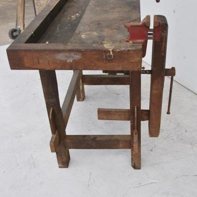  Reed Manufacturing Company Vintage Industrial Carpenter Work Bench Reed MFG Co