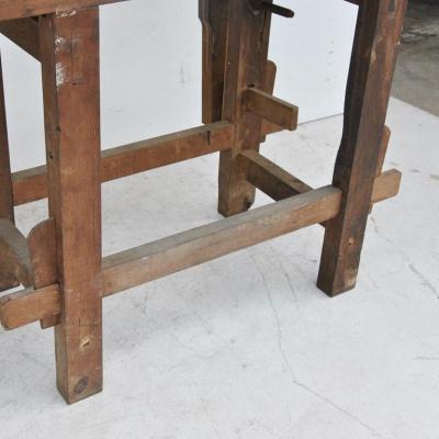  Reed Manufacturing Company Vintage Industrial Carpenter Work Bench Reed MFG Co