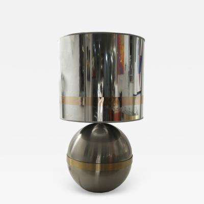  Reggiani REGGIANI SPHERICAL CHROME WITH BRASS TABLE LAMP