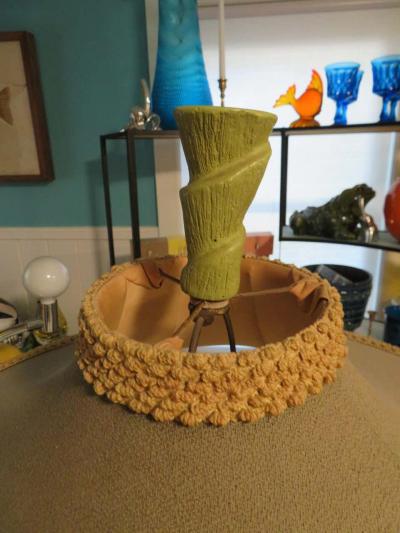  Reglor Fantastic Reglor of California Male Fencer Lamp with Original Shade circa 1951
