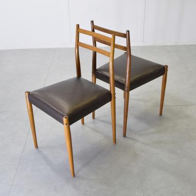  Reguitti Brothers Fratelli Reguitti set of four chairs 1960s 