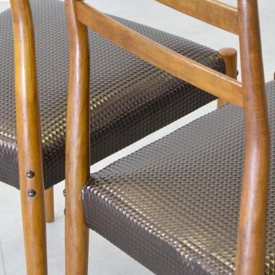  Reguitti Brothers Fratelli Reguitti set of four chairs 1960s 