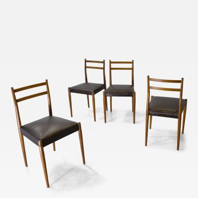  Reguitti Brothers Fratelli Reguitti set of four chairs 1960s 