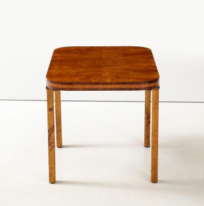 Reiners Mobelfabrik A Swedish Reiners Mjolby Elmroot and Palisander Side table Circa 1938